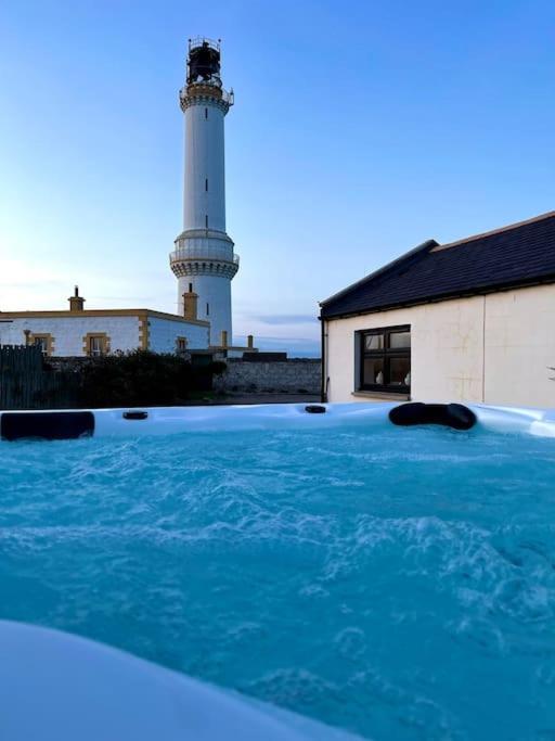 Lighthouse Cottage With Hottub แอเบอร์ดีน ภายนอก รูปภาพ